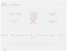 Tablet Screenshot of hollingsworthsurf.com